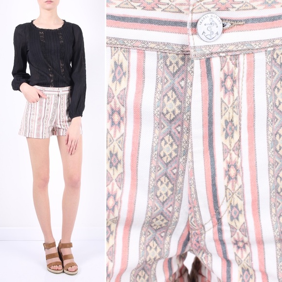 Isabel Marant Etoile Naomi Printed Denim Shorts - Picture 2 of 16
